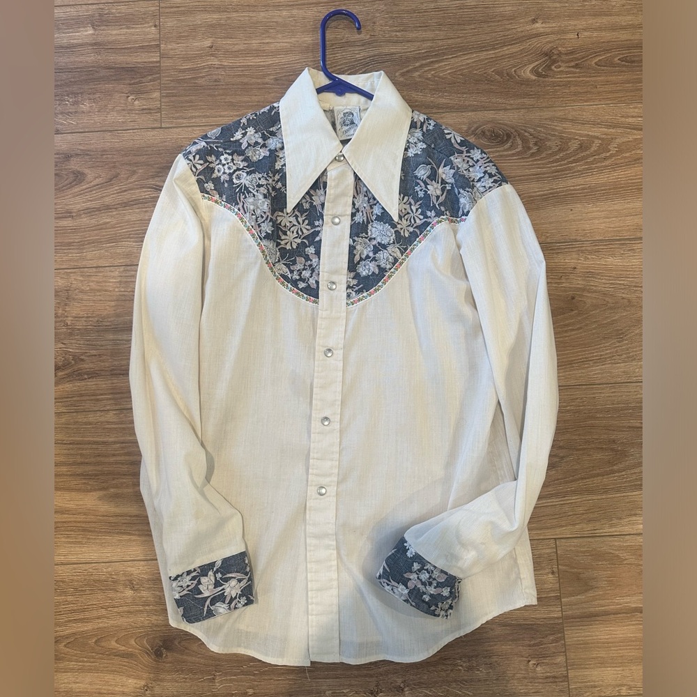 VINATGE 1970’s Kennington Western button up shirt